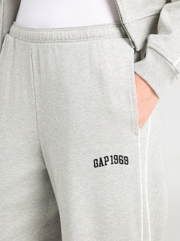 GAP Szeroka nogawka Spodnie w kolorze szary