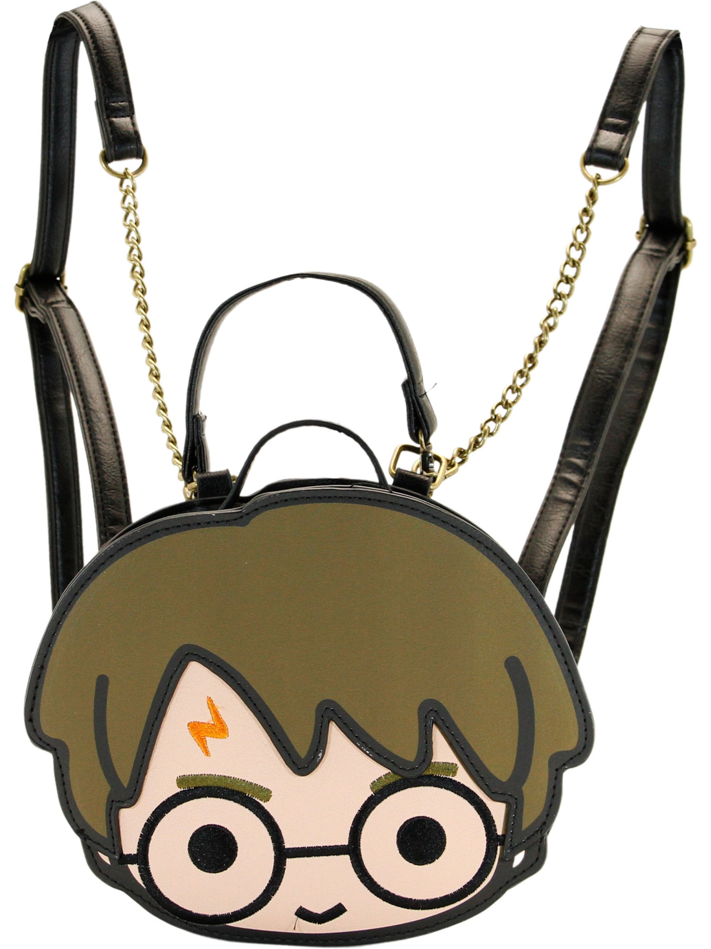 Warner Bros. Backpack 'Harry Potter Chibi-Face' in Brown