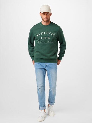 JACK & JONES Sweatshirt 'Tobias' in Grün