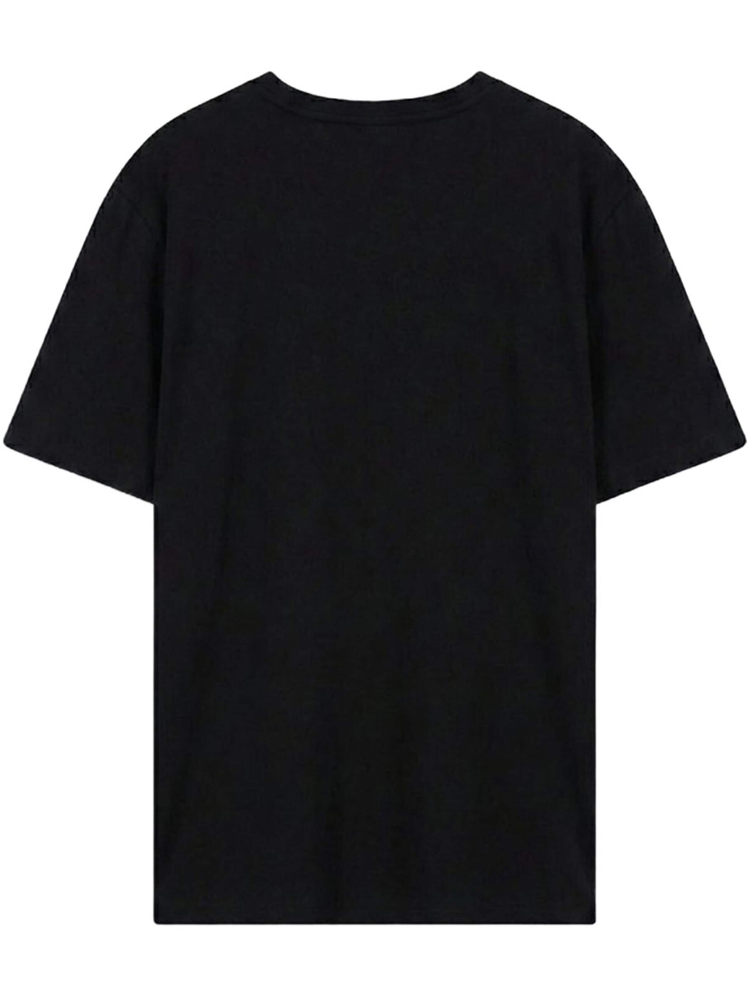 LTB Jeans Shirt 'Logo T-Shirt' in Black: front