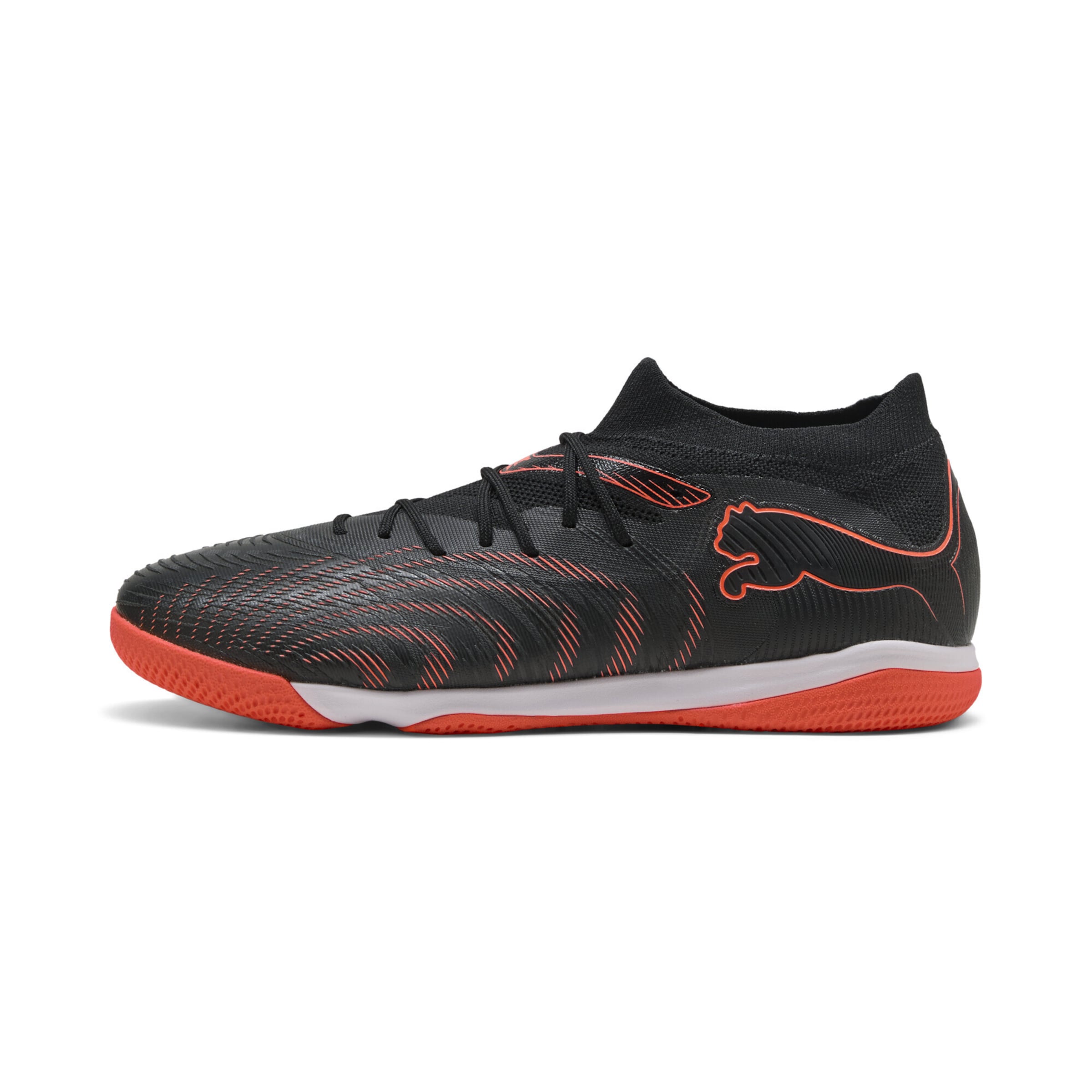 Chaussure de foot 'Future 9 Match' PUMA en noir : devant
