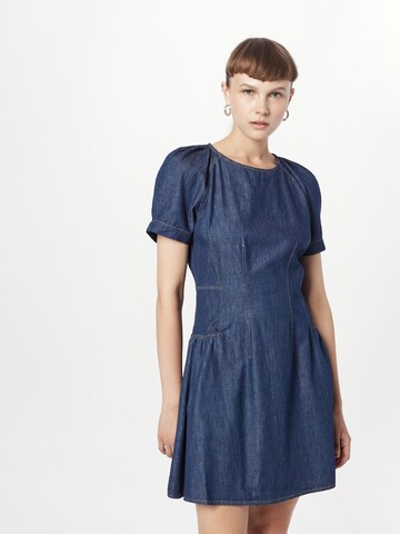 HUGO Red - Vestido 'Karlola' em azul: frente