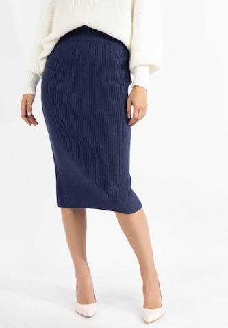 RISA Skirt in Blue: front