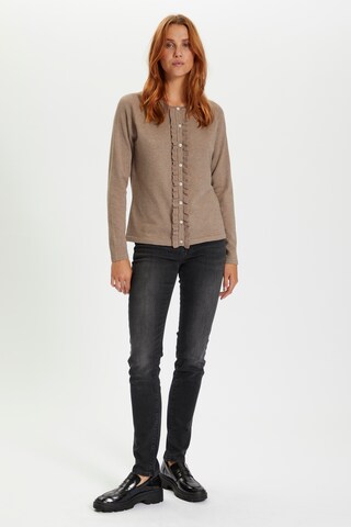 SAINT TROPEZ Cardigan 'Josefine' i beige