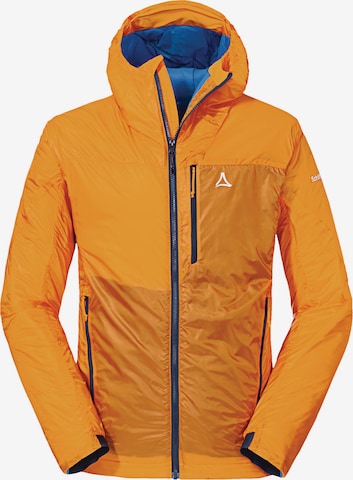 Schöffel - Casaco outdoor 'Tosc' em laranja: frente