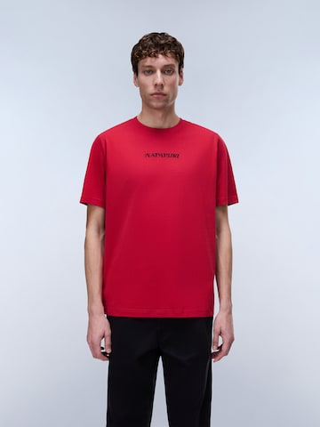 NAPAPIJRI Póló 'S-Flint' - piros: elől