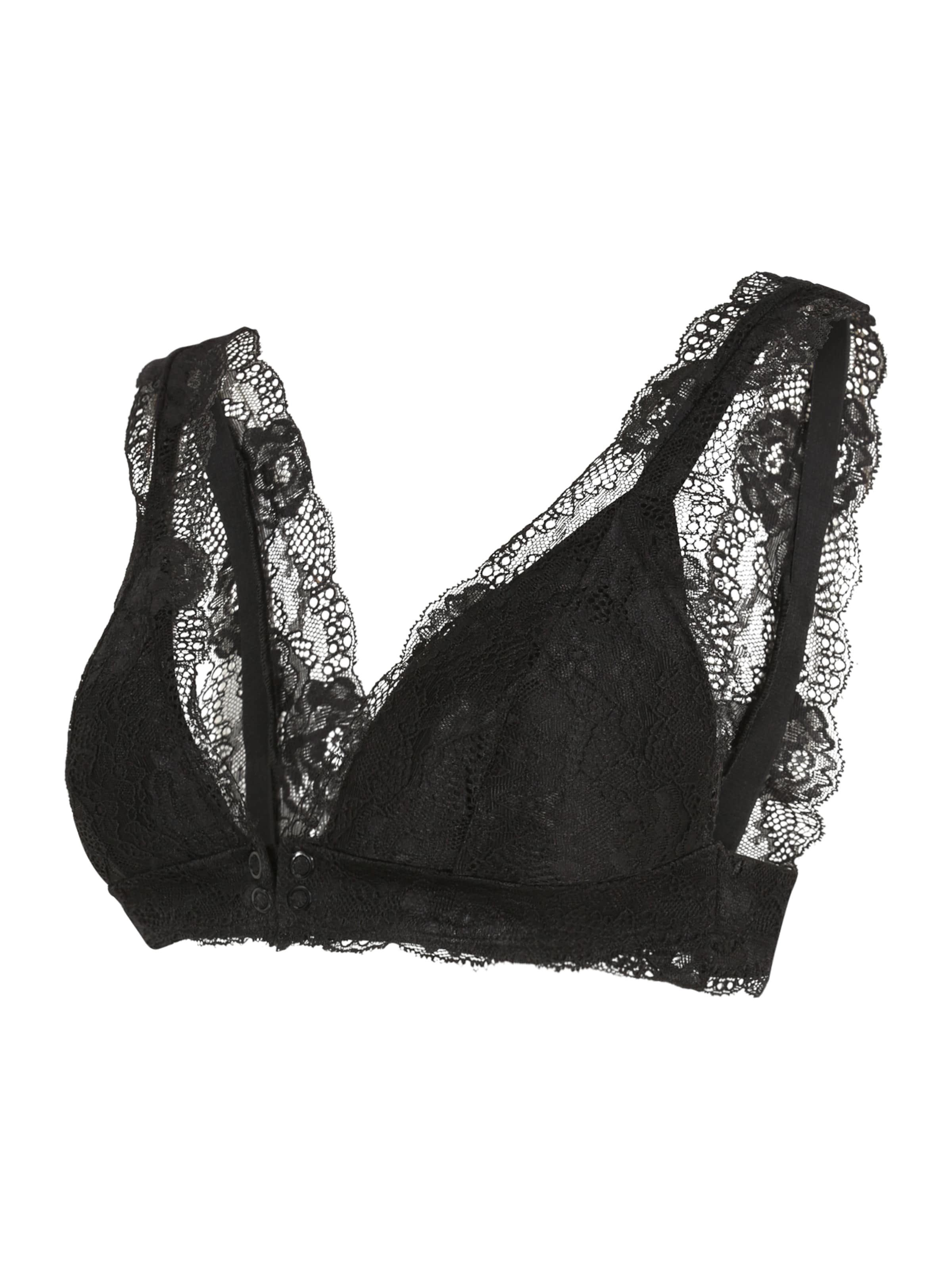 MAMALICIOUS Τρίγωνο Σουτιέν θηλασμού 'Senia' σε μαύρο: μπροστά