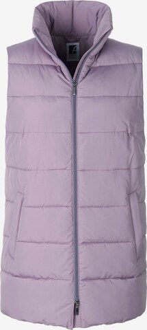 Gilet Anna Aura en violet : devant