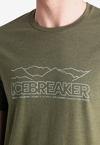 ICEBREAKER Funktionsshirt 'Central Classic Story' in Grün