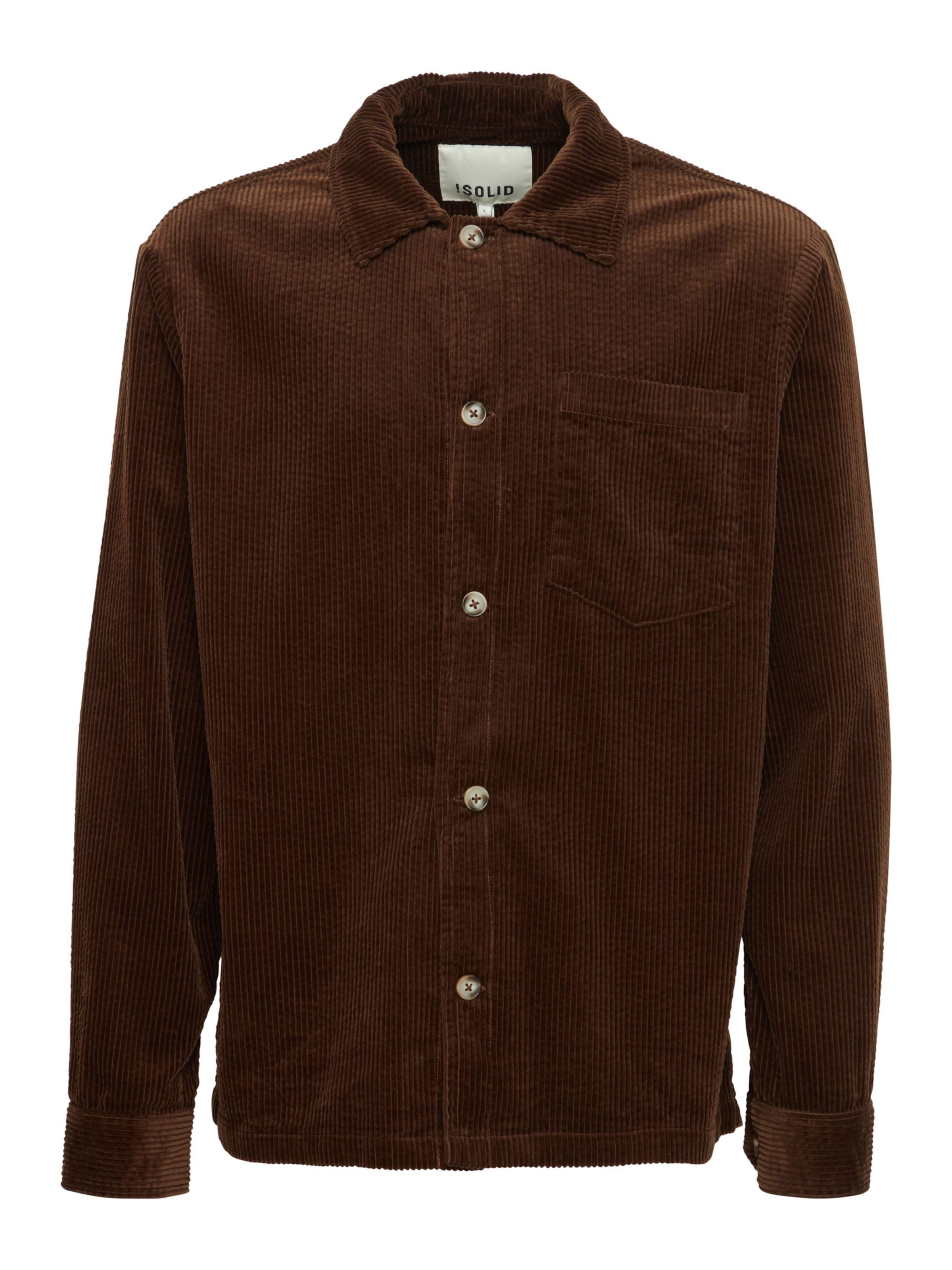Chemise 'INGVI' !Solid en marron : devant