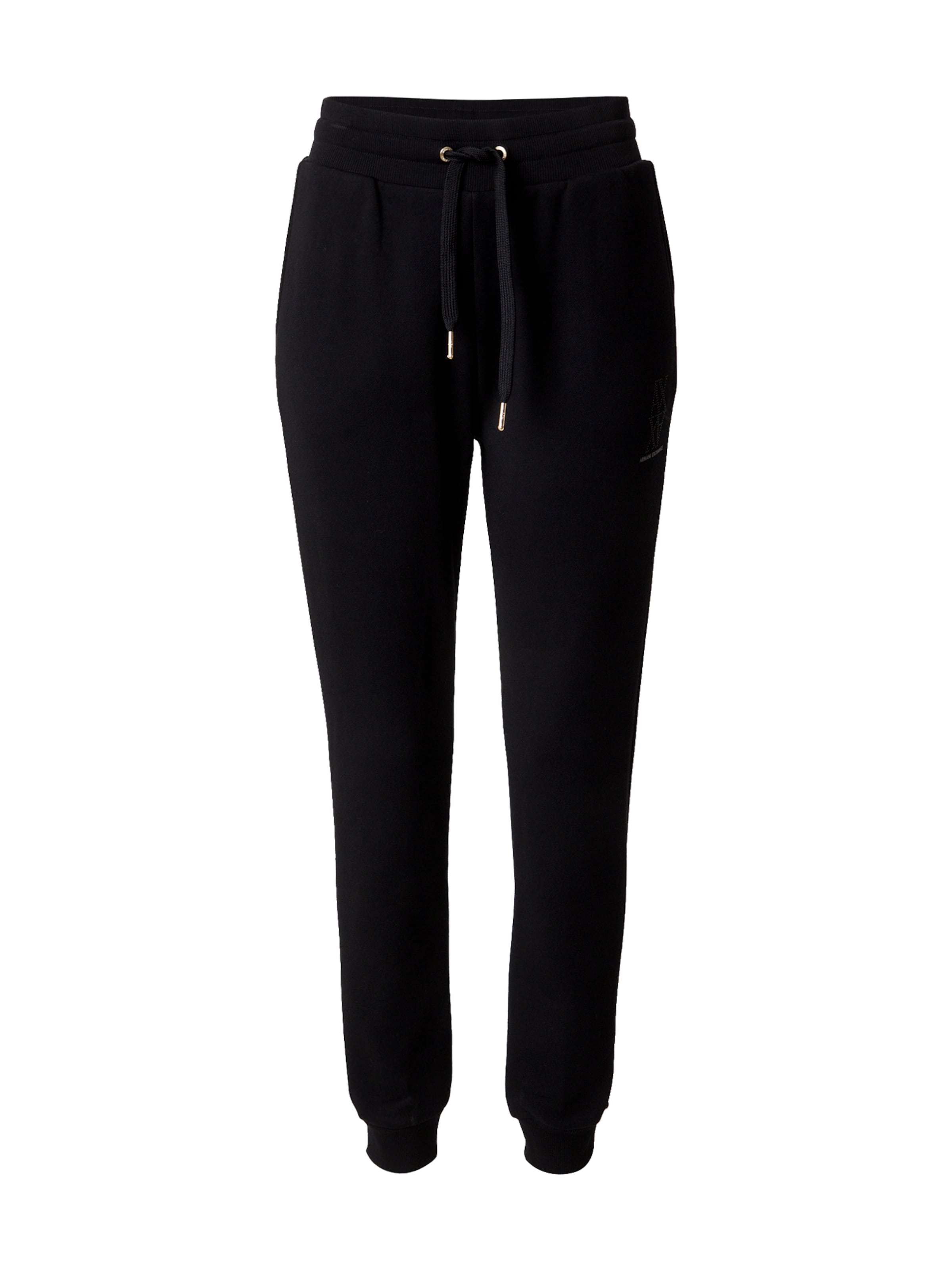 Tapered Pantaloni de la ARMANI EXCHANGE pe negru: față