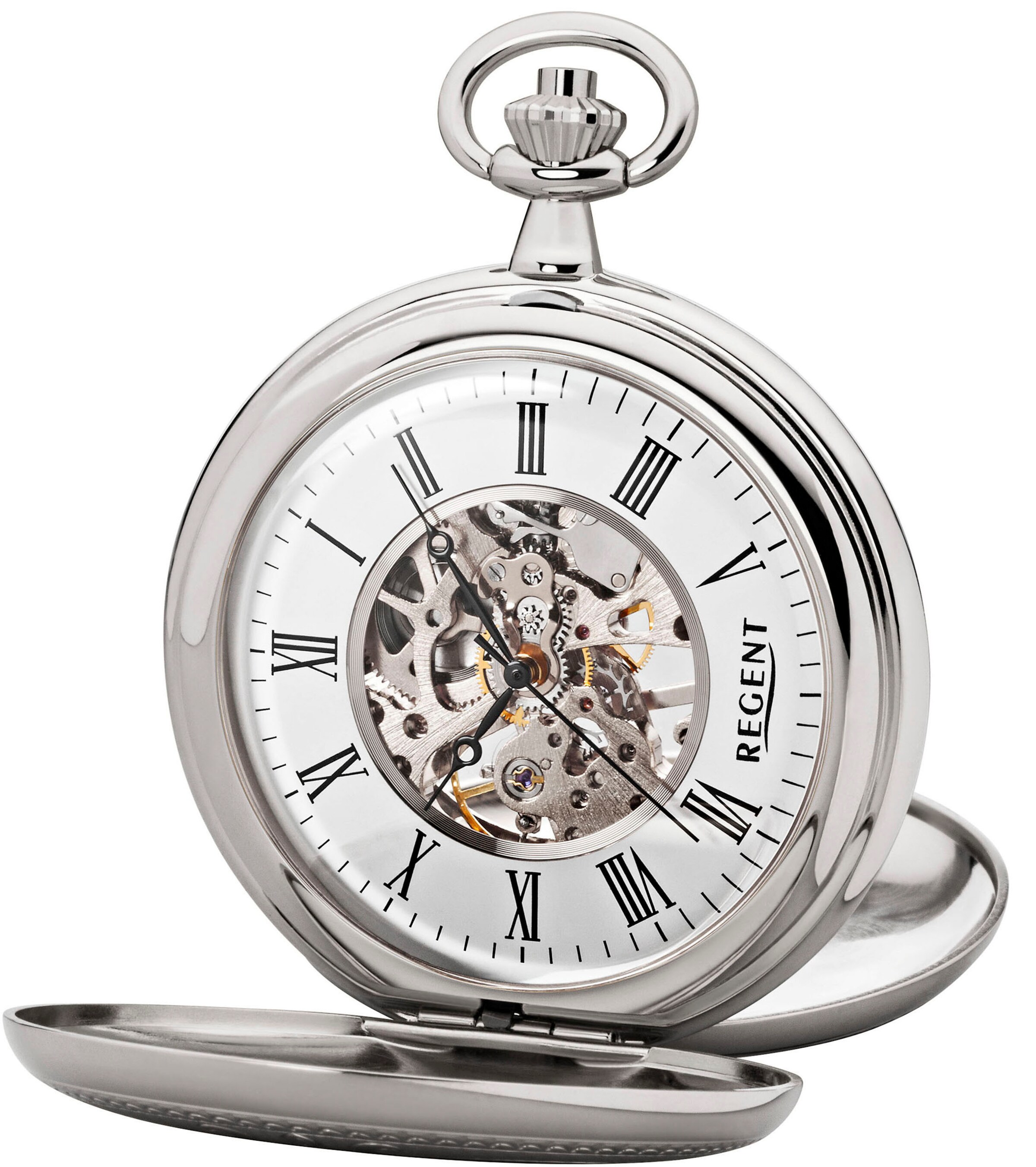 REGENT Analog Watch in Silver: front