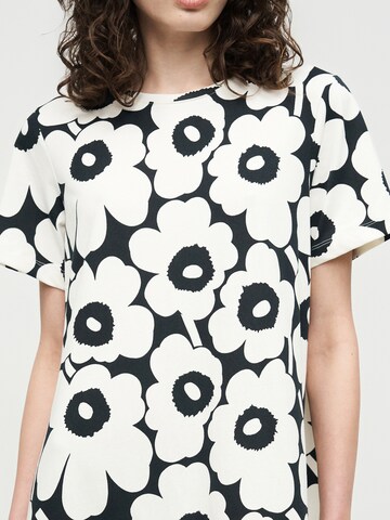 Marimekko Zomerjurk 'PISTEINEN UNIKKO' in Zwart
