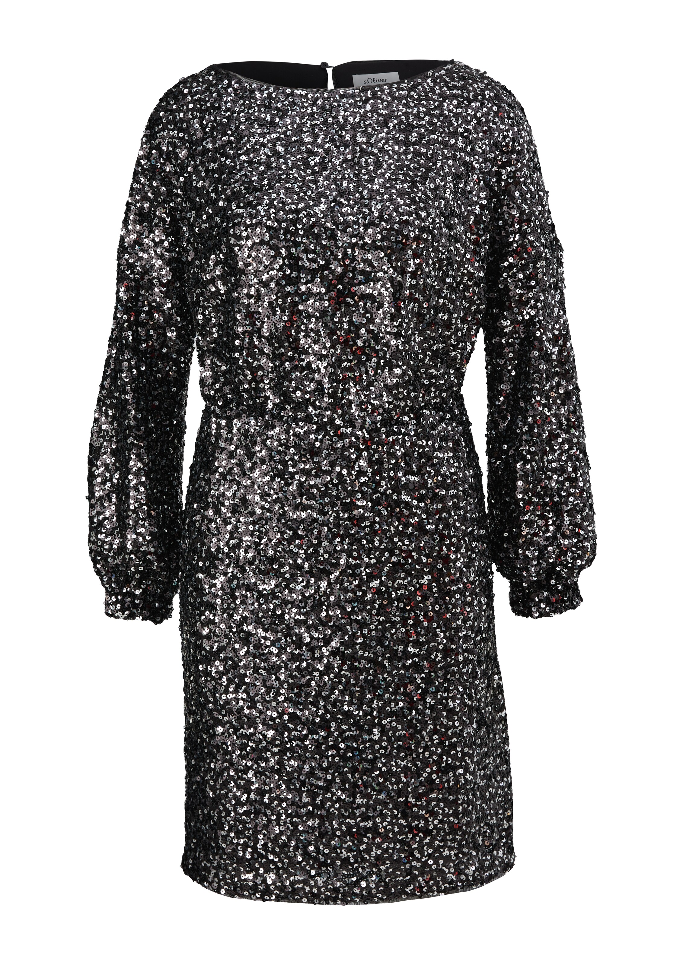 Abito da cocktail di s.Oliver BLACK LABEL in nero: frontale