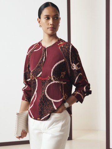 Next - Blusa en rojo: frente