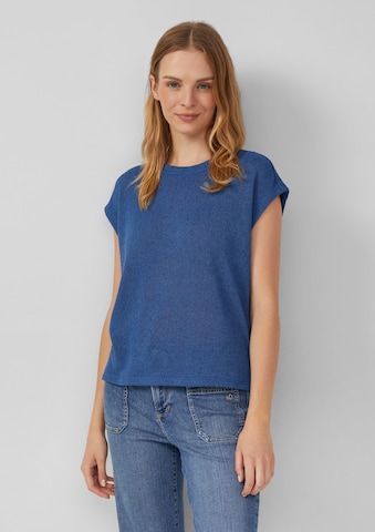 Tops en tricot s.Oliver en bleu : devant