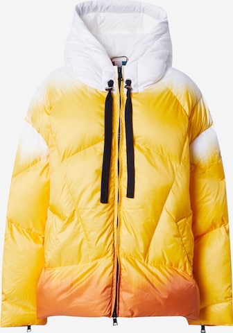 No. 1 Como Winter Jacket 'ANDREA' in Orange: front