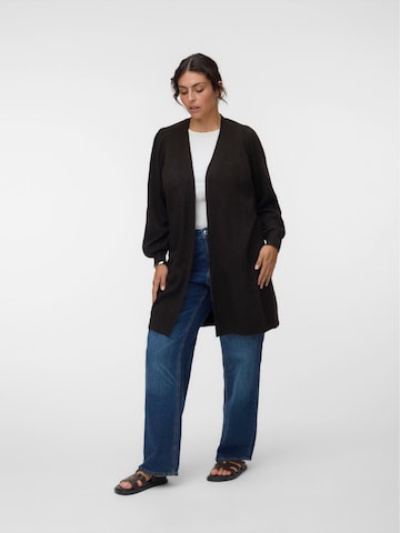 Vero Moda Curve Neuletakki 'VMRUBELLEFILE' värissä ruskea
