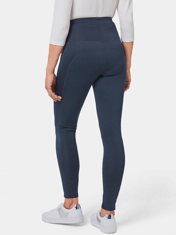 Skinny Leggings Goldner en bleu
