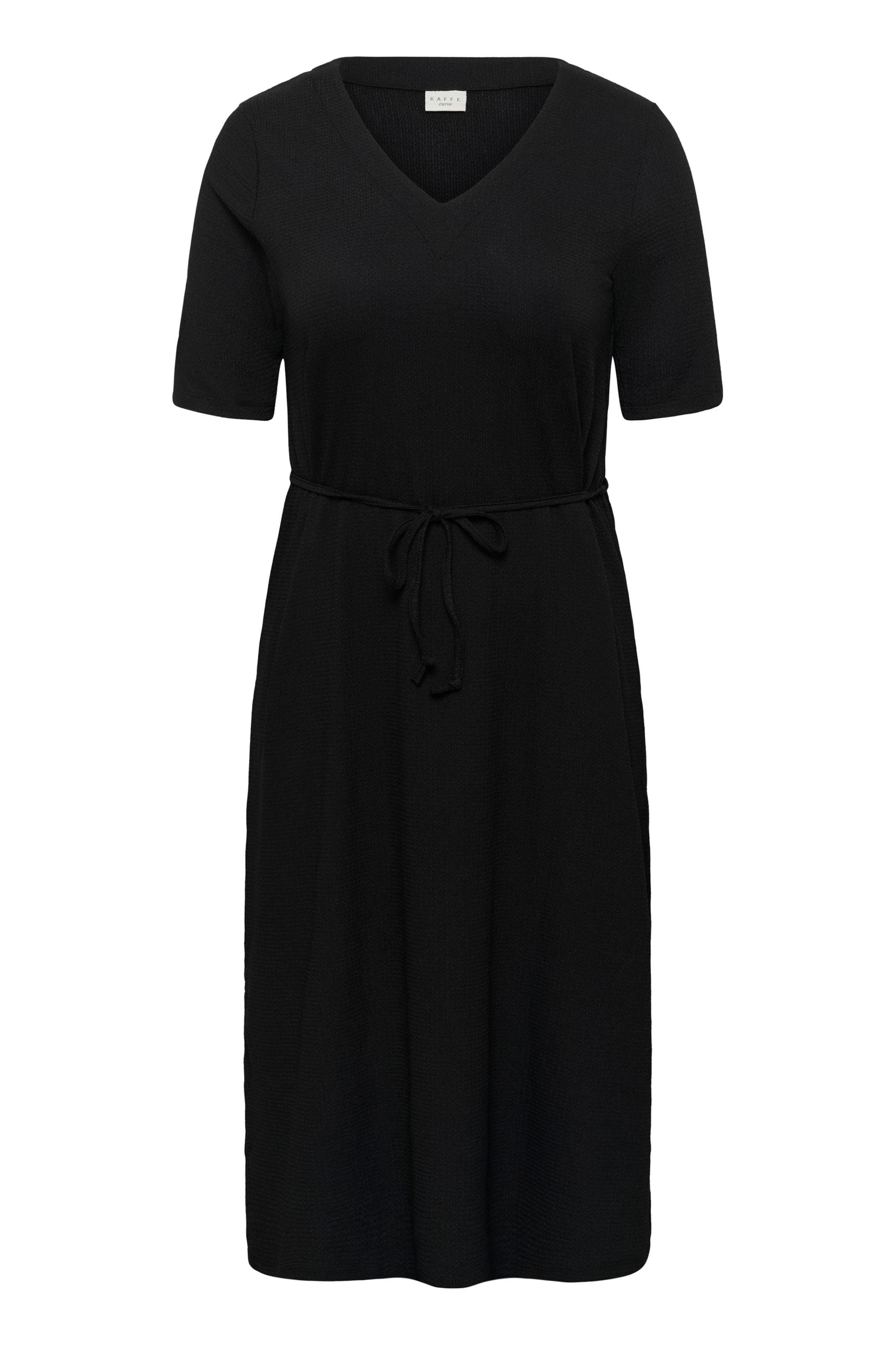 Robe 'KCIvena' KAFFE CURVE en noir : devant