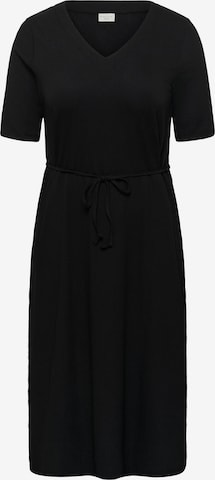 Robe 'KCIvena' KAFFE CURVE en noir : devant