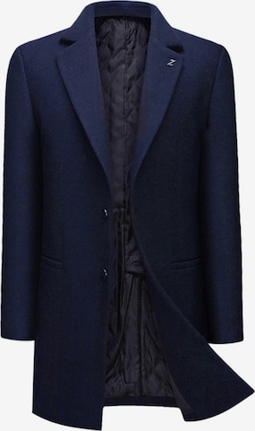 YOUTHUP Winter Coat in Blue: front