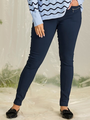 Zhenzi Regular Broek 'Samba 12' in Blauw