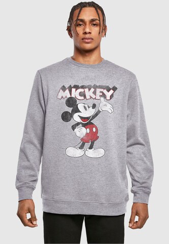 ABSOLUTE CULT Sweatshirt 'Mickey Mouse - Presents' in Grau: predná strana