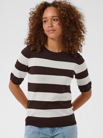 Kaffe Pullover 'KAMala' in Braun: Vorderseite