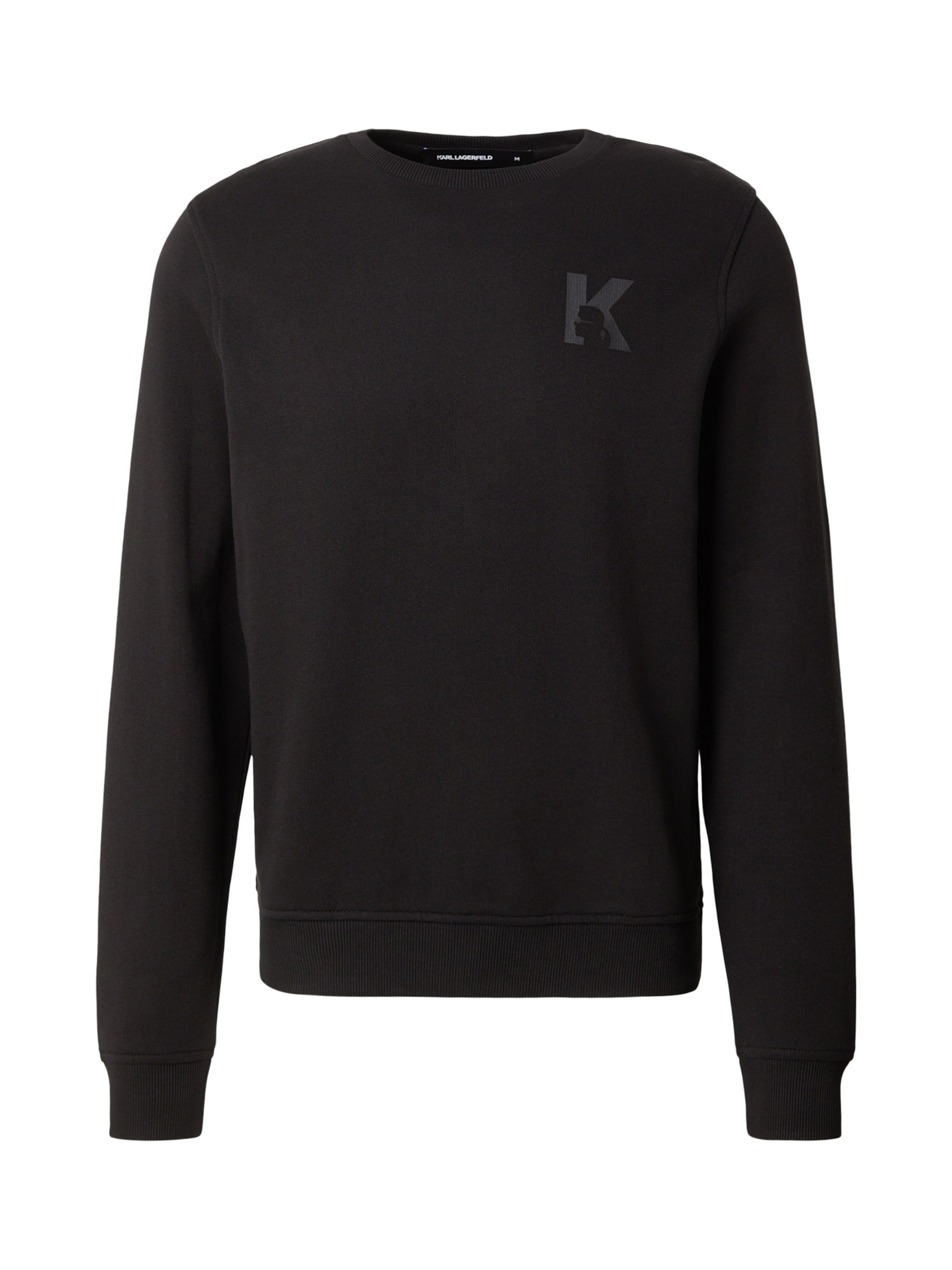 Karl Lagerfeld Sweatshirt in Black: front