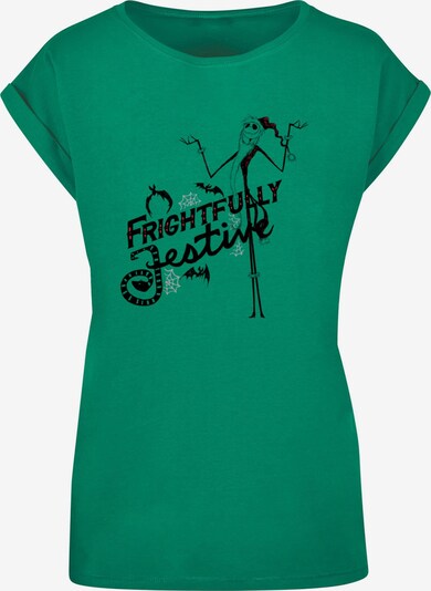 ABSOLUTE CULT T-shirt 'The Nightmare Before Christmas' en vert / noir, Vue avec produit