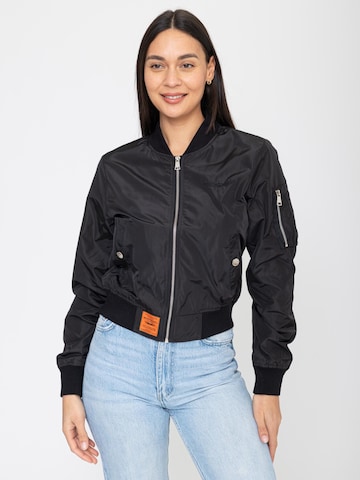 Bombers Übergangsjacke 'MA1 WOMEN'‌‌‌‌‌ in Schwarz: Vorderseite