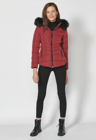 KOROSHI Winterjacke in Rot