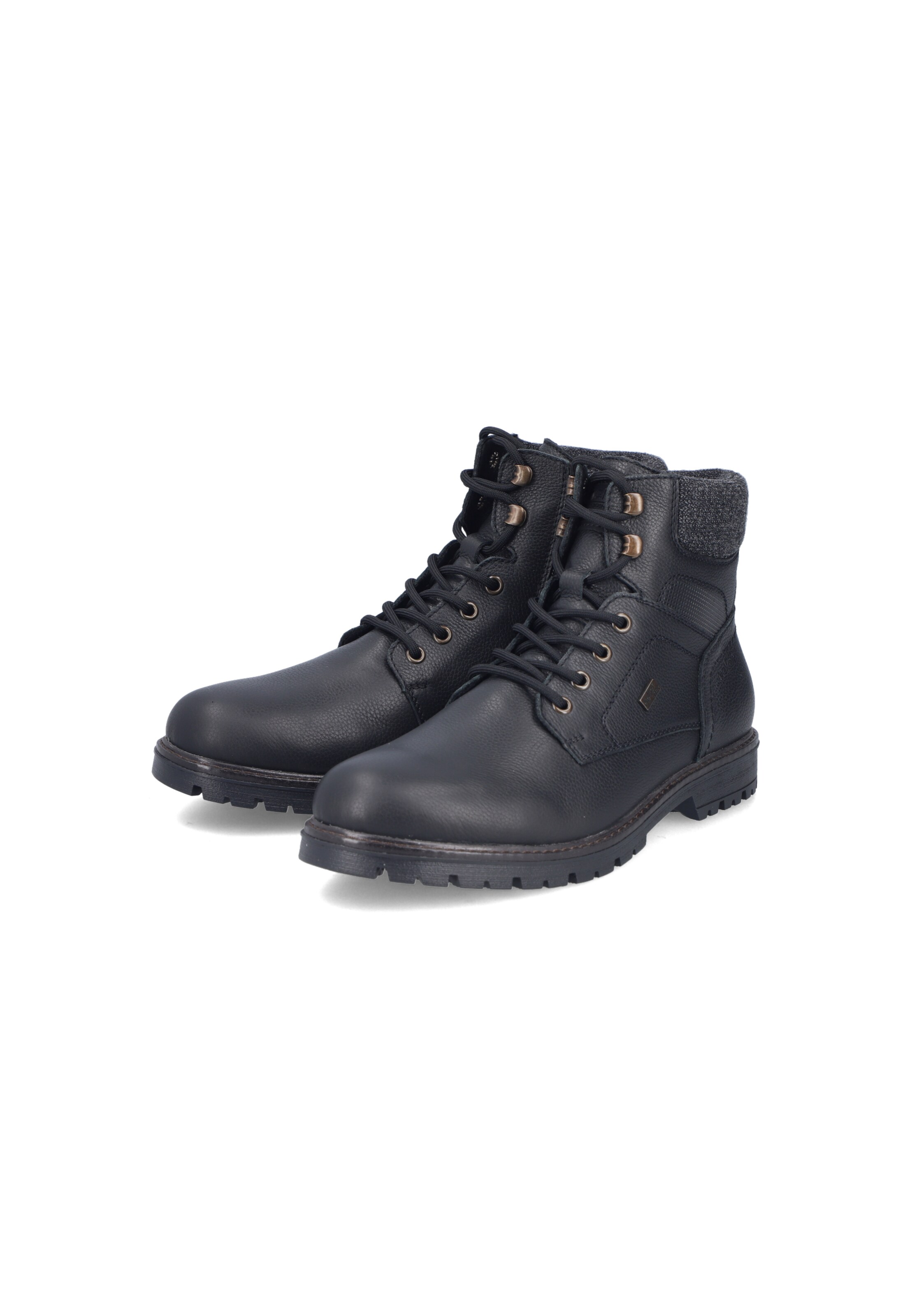Bottines à lacets Rieker en noir
