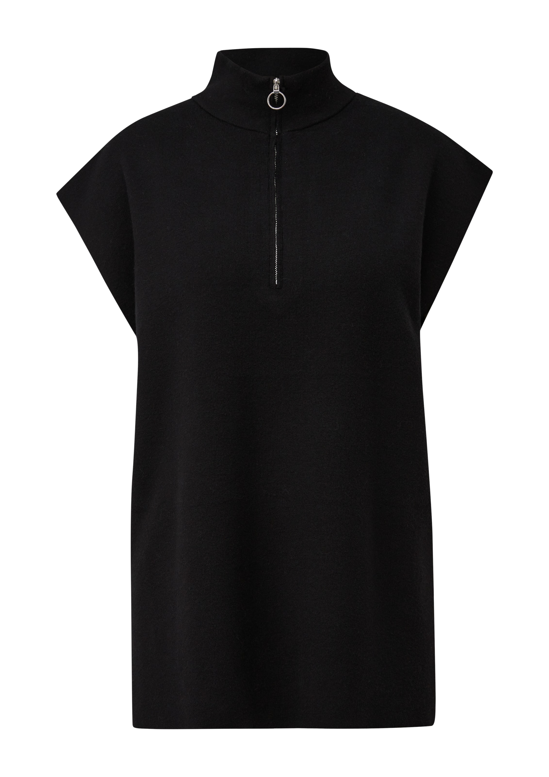 s.Oliver Pullover in Schwarz: Vorderseite