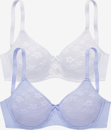 PETITE FLEUR Minimizer BH in Lila: Vorderseite