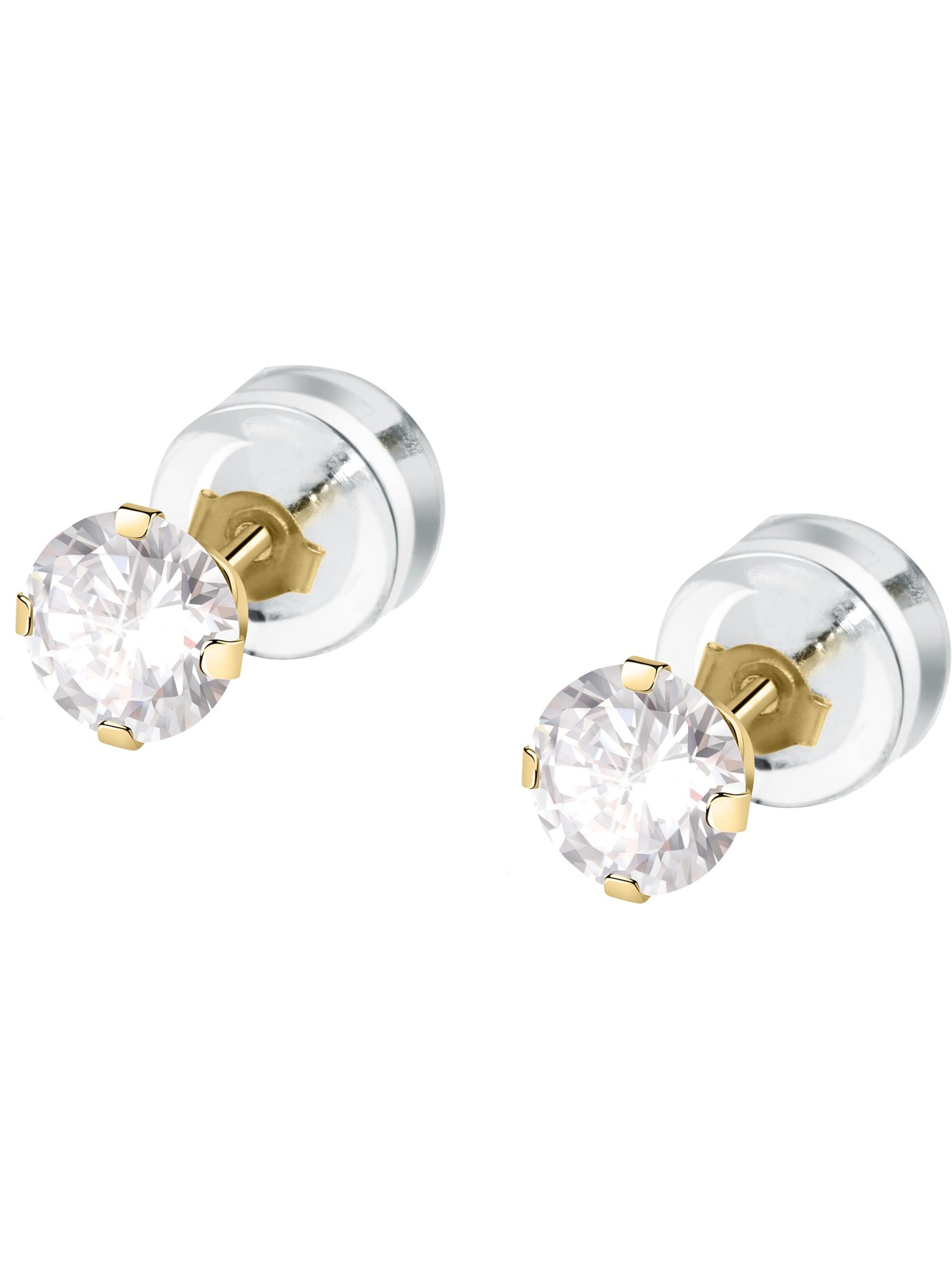 FAVS Earrings in Gold: front