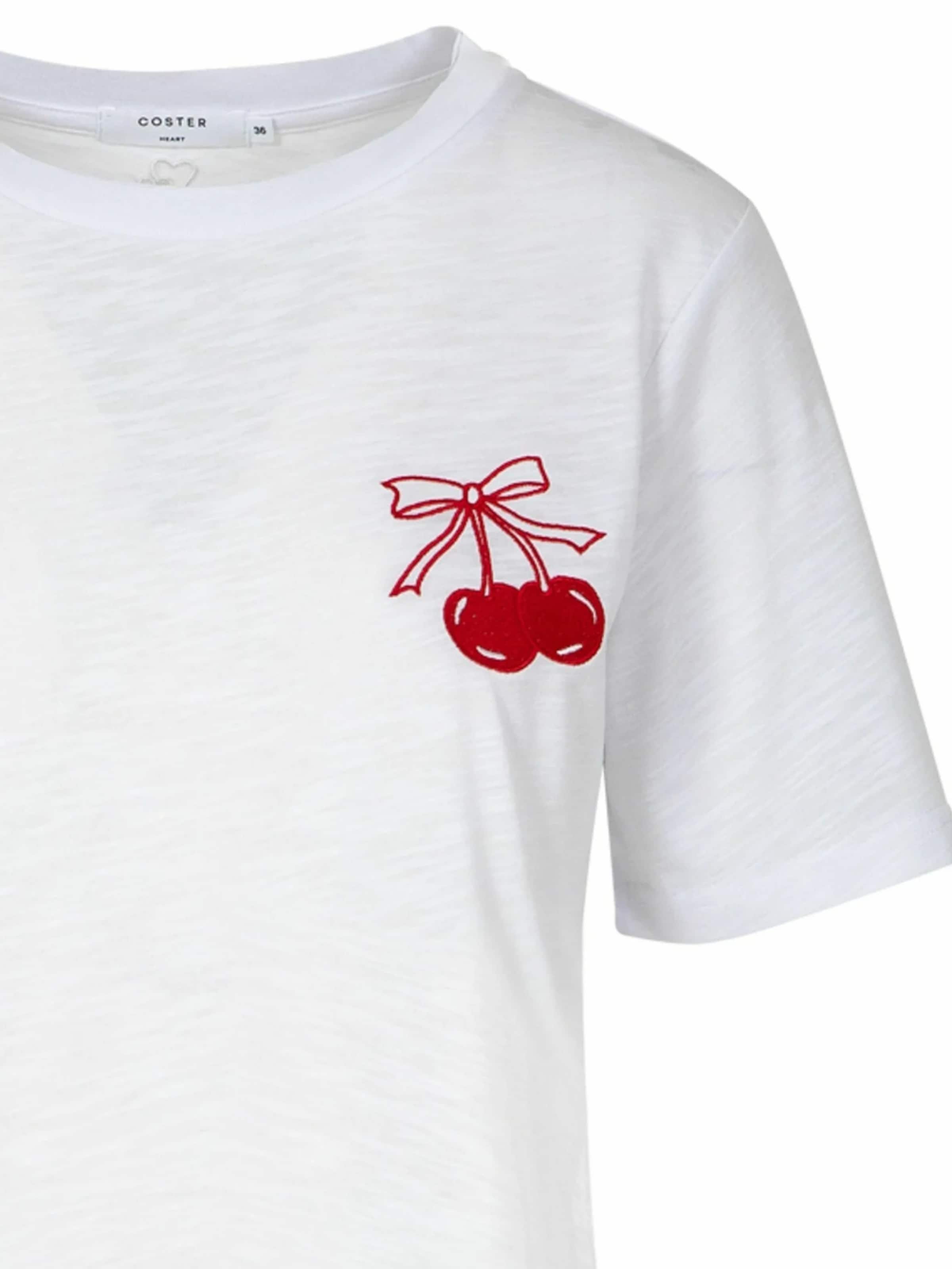 Top ' MINI CHERRY ' di Coster Copenhagen in bianco