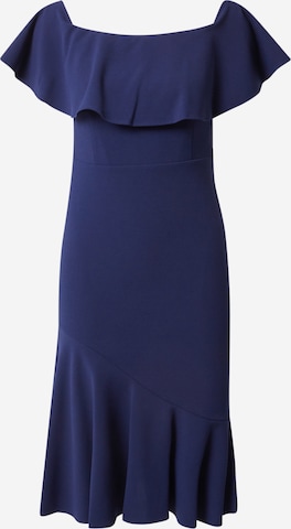 Wallis Cocktail Dress in Blue: front