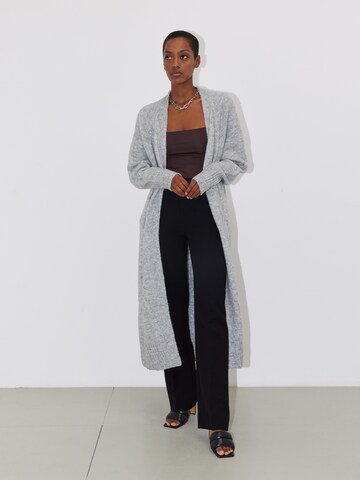 LeGer by Lena Gercke Knitted Coat 'Gabriele' in Grey