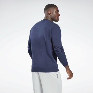 Sweat-shirt Reebok en bleu