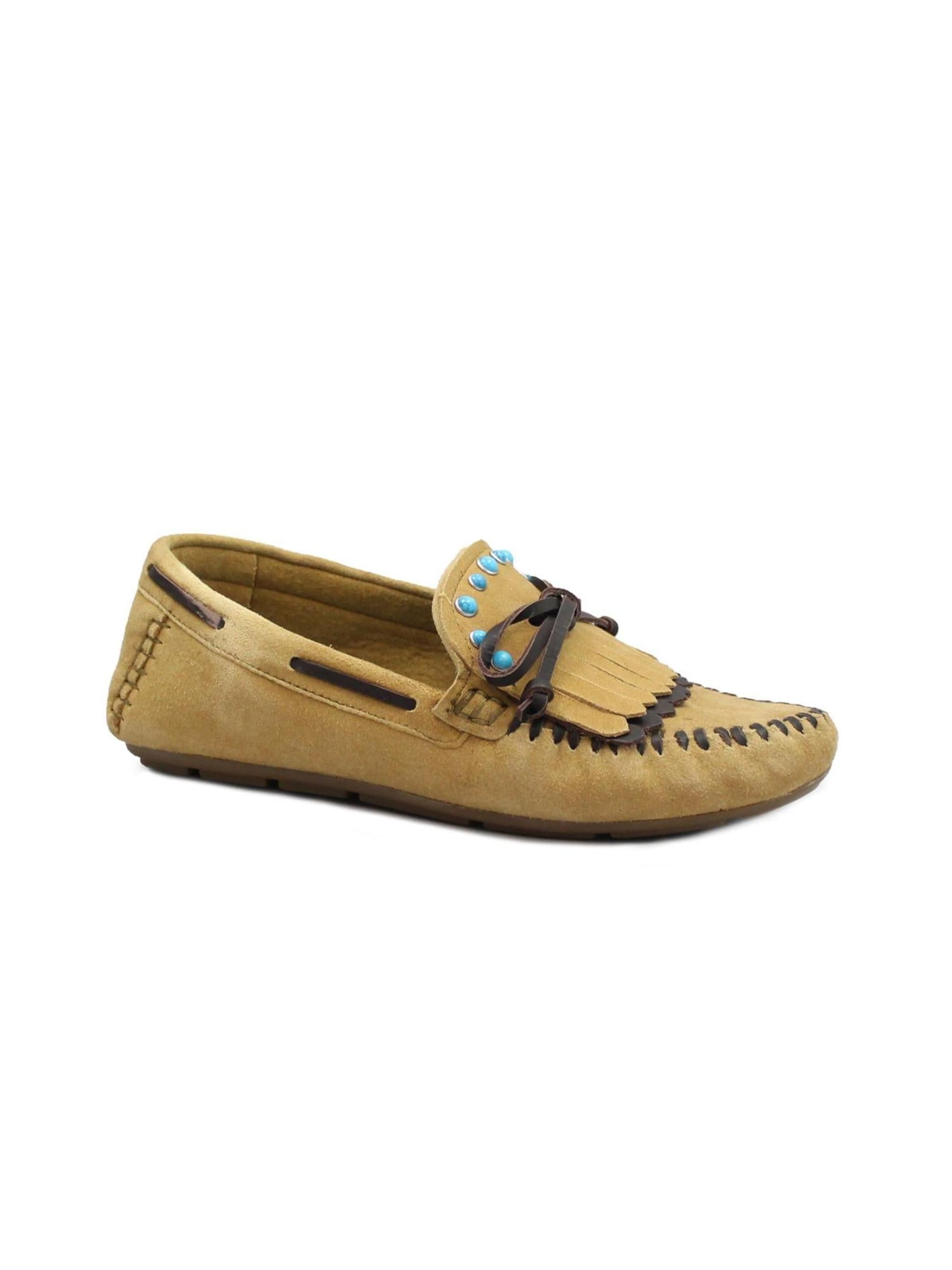 CAFè NOIR Moccasins in Brown: front