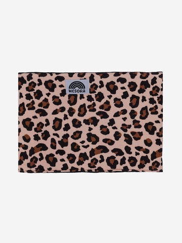 WESORA GmbH Loop scarf 'Printed Neckwarmer Fleece + UV-Schutz' in Beige