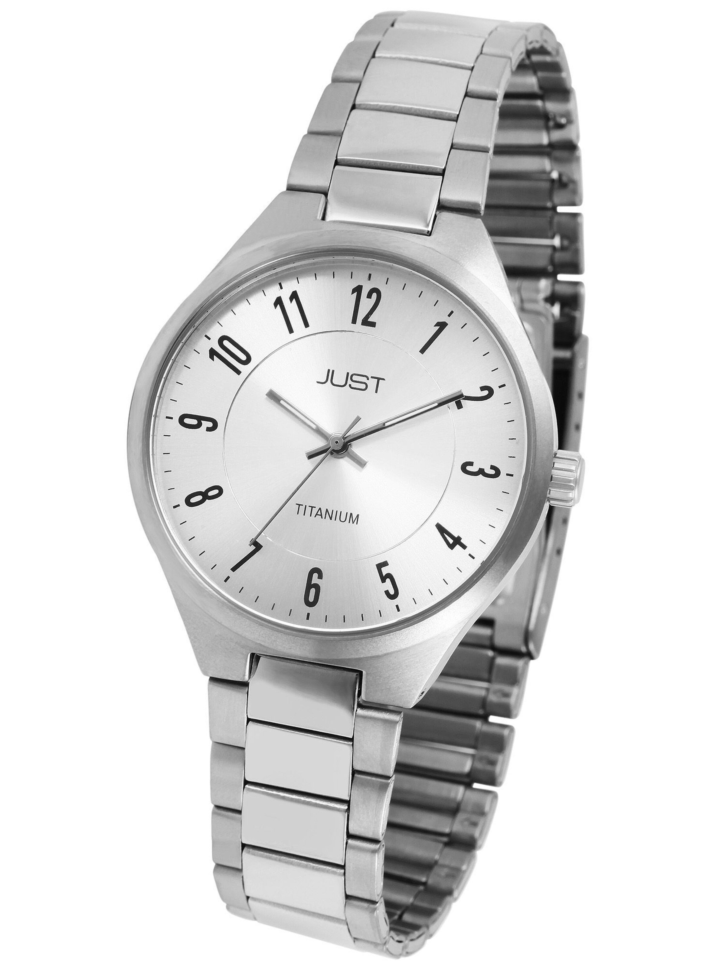 JUST Analog Watch 'Tyrienne' in Grey: front