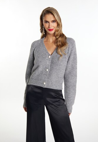 faina Knit Cardigan in Grey