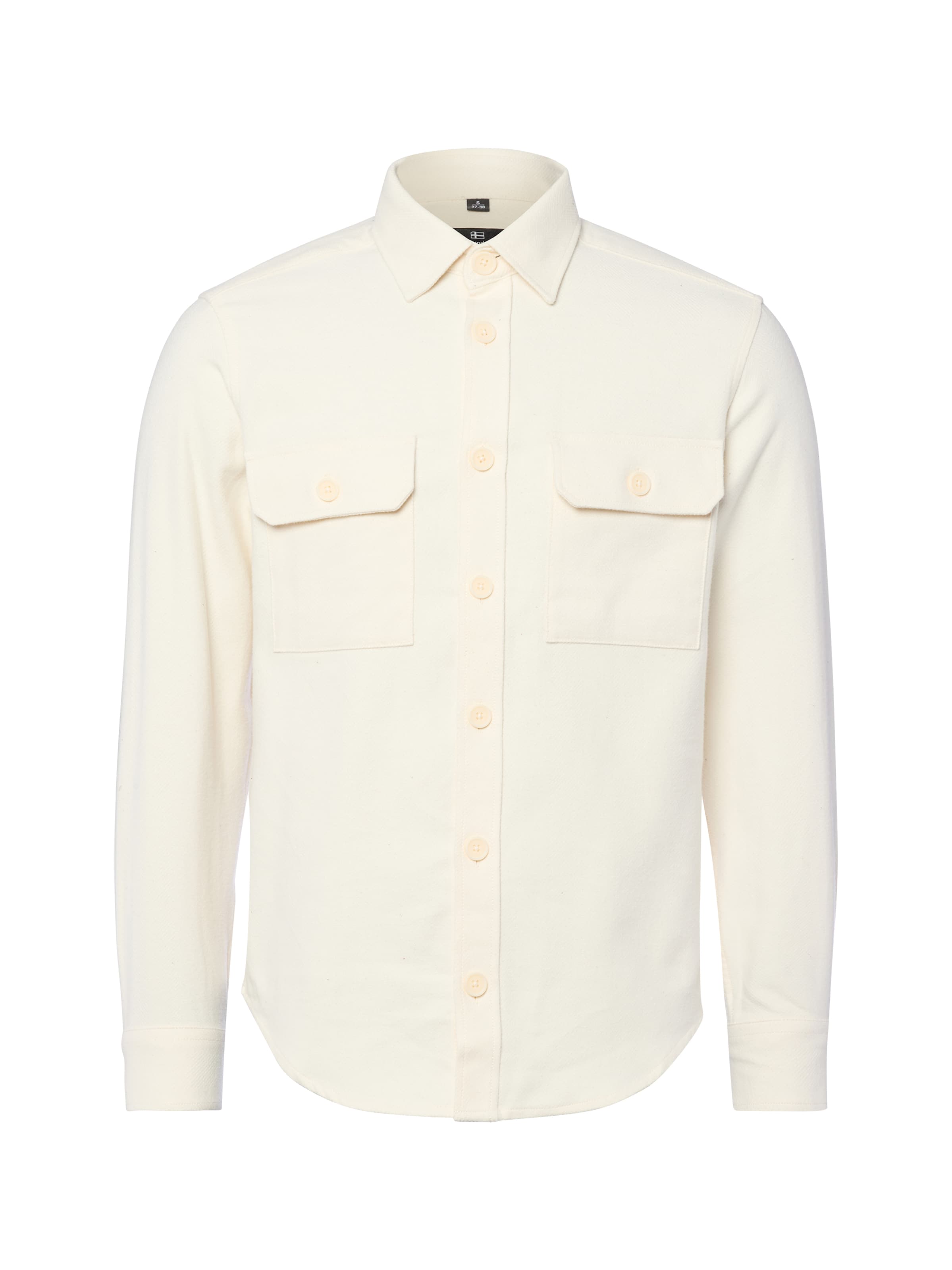 Nils Sundström Hemd in Beige: Vorderseite