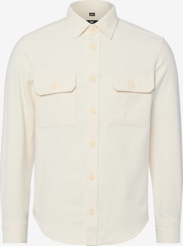 Nils Sundström Hemd in Beige: Vorderseite
