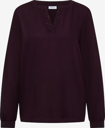 CECIL Blouse in Purple: front