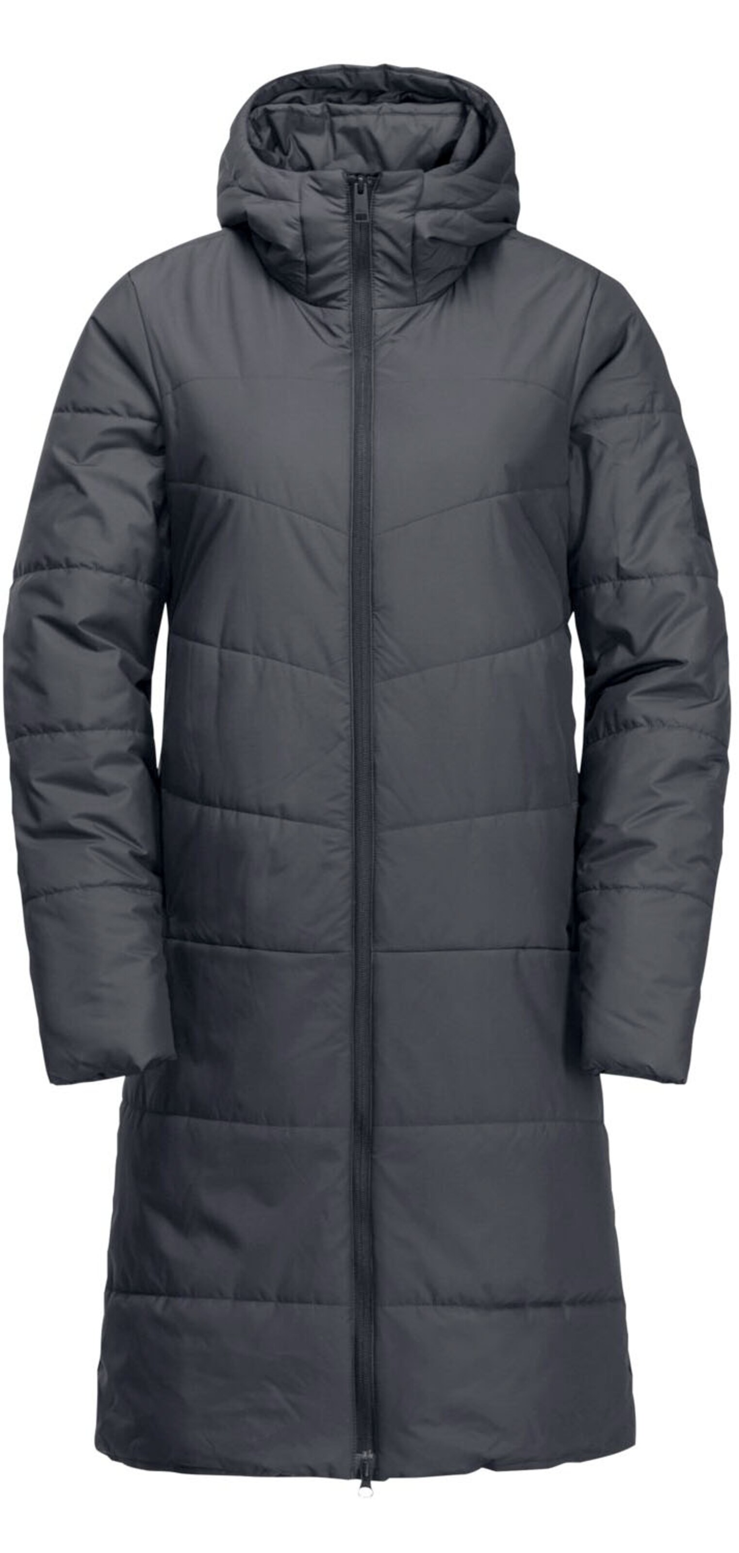 JACK WOLFSKIN Winter Coat in Grey: front