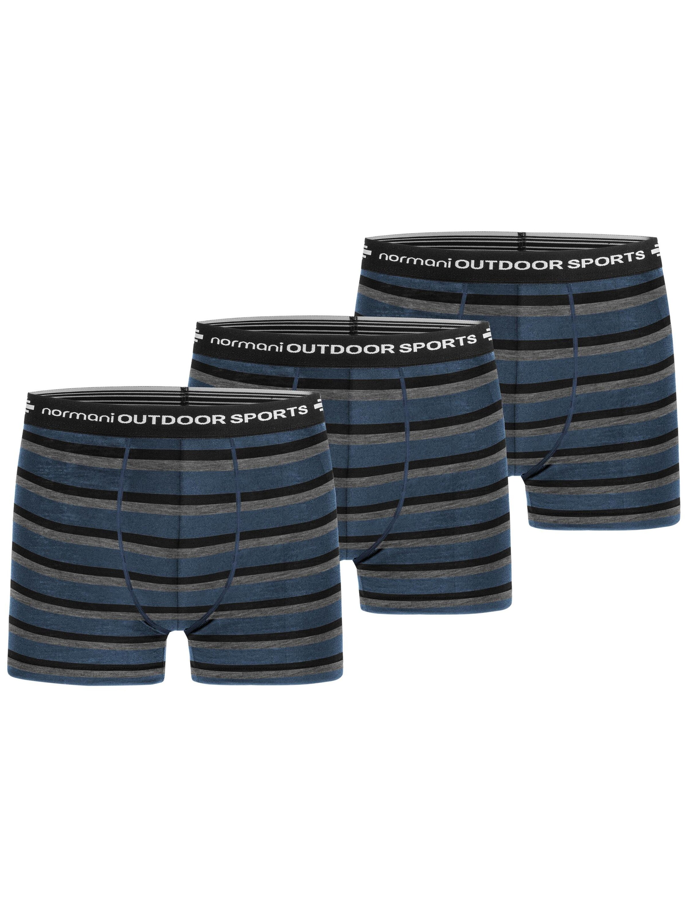 Sous-vêtements de sport normani en bleu : devant